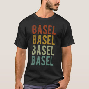 Camiseta Basilea City Suiza Retro Vintage