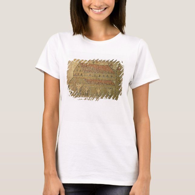Camiseta Basílica cristiana, pavimento de mosaico, período  (Anverso)