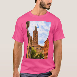 Camiseta Basílica de Saint-Sernin Toulouse Francia