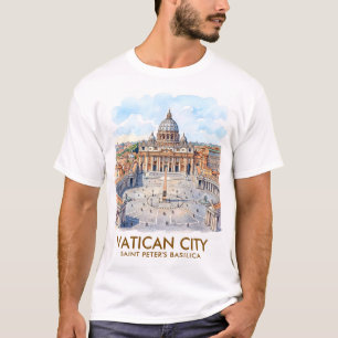 Camiseta Basílica de San Pedro personalizada Ciudad del Vat