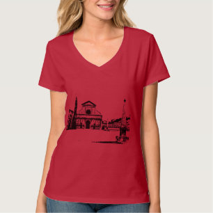 Camiseta Basílica de Santa María Novella en Florencia, Ital