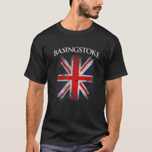 Camiseta Basingstoke Vintage Retro Bandera Británica Funny