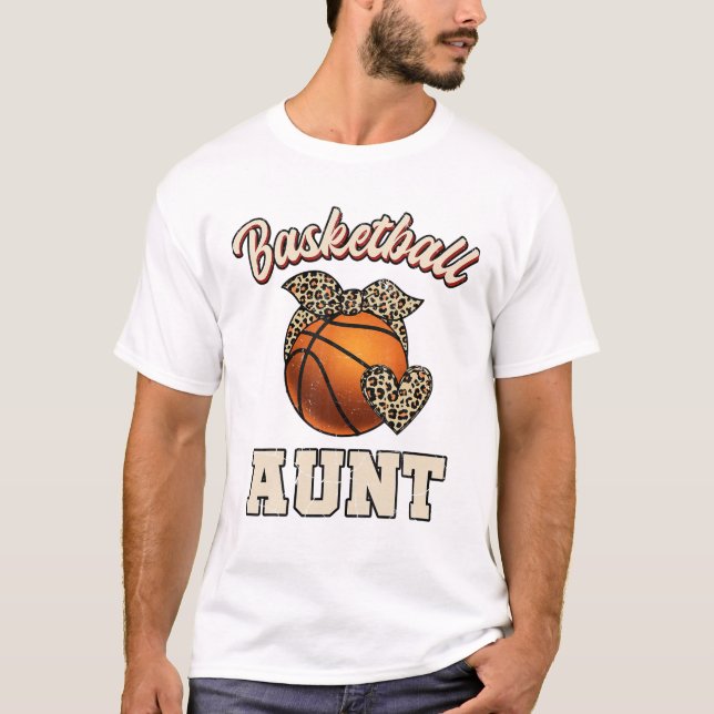Camiseta Basketball Aunt Bandana Leopard (Anverso)