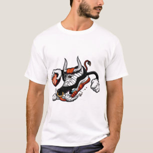 Camiseta Basketball Bull Sneaker – Urban Monster Shoe Graph