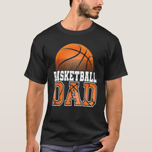 Camiseta Basketball Dad Father s Day 2023 Dad Life Mens Gra (Anverso)