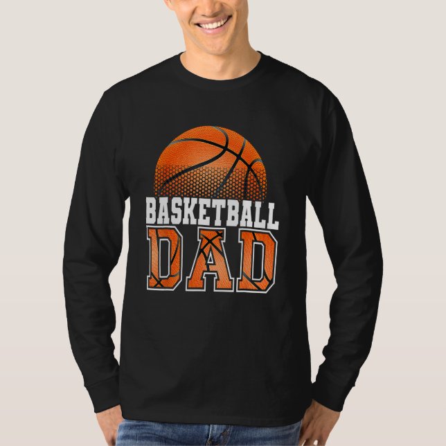Camiseta Basketball Dad Father s Day 2023 Dad Life Mens Gra (Anverso)