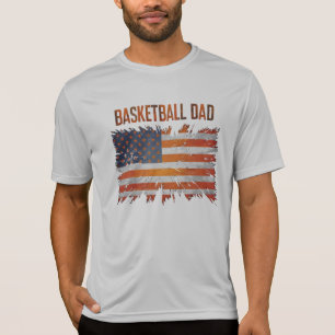 Camiseta "Basketball Dad Flag_Bold Diseño deportivo patriót