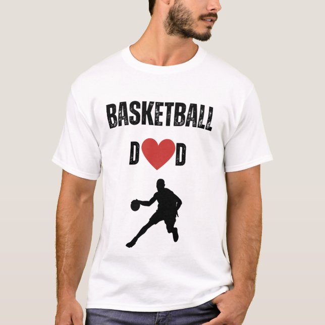 Camiseta Basketball Dad (male player) (Anverso)