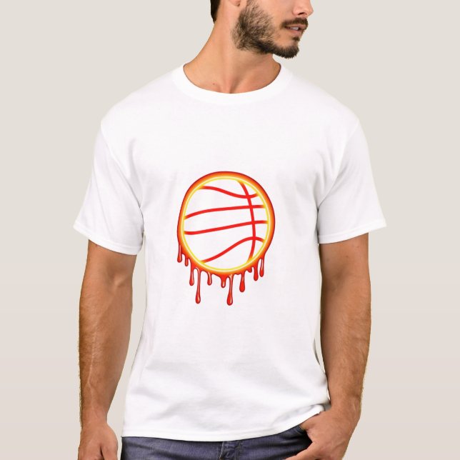 Camiseta Basketball Drip Neon Basketball Graphics  (Anverso)