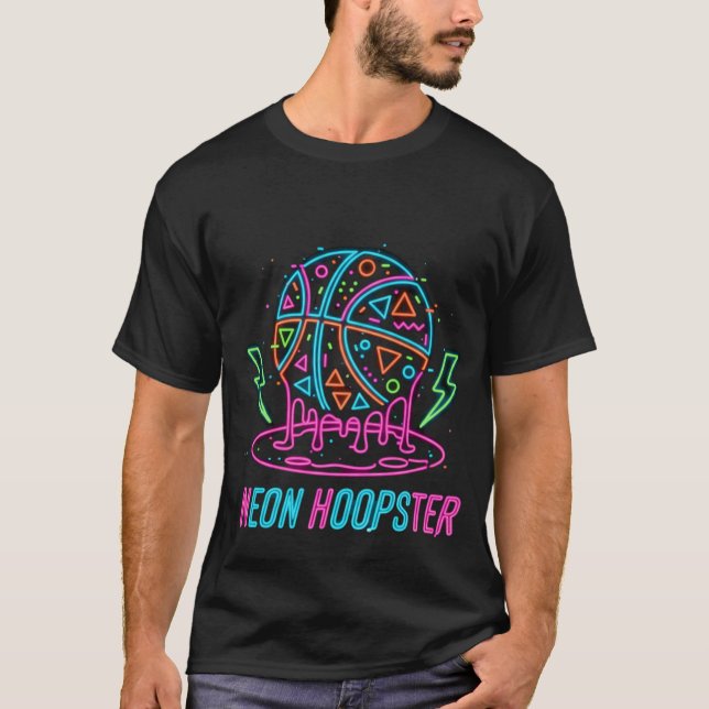 Camiseta Basketball Drip Neon Basketball Graphics  (Anverso)