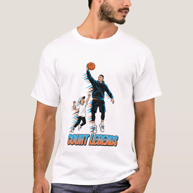 Camiseta Basketball Drip Neon Basketball Graphics  (Anverso)