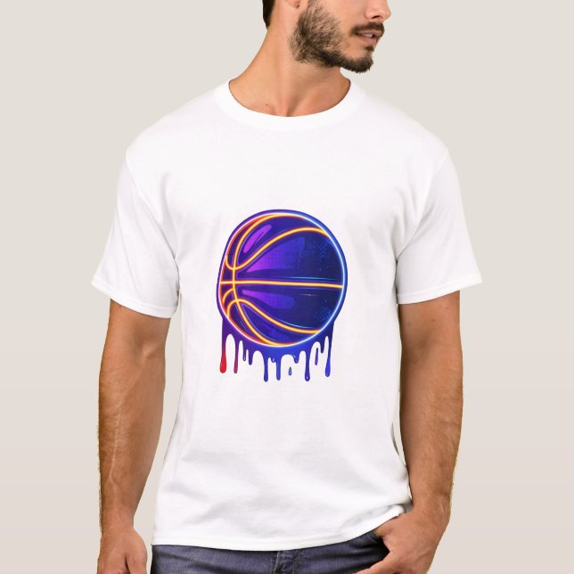 Camiseta Basketball Drip Neon Basketball Graphics (Anverso)