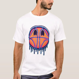 Camiseta Basketball Drip Neon Basketball Graphics