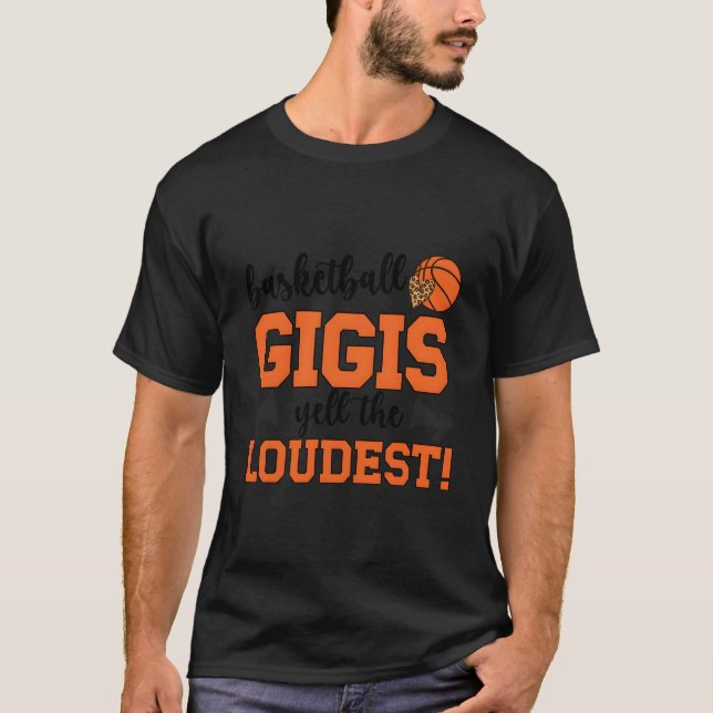 Camiseta Basketball Gigi Grandma Gigi Of A Basketball Playe (Anverso)