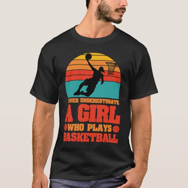 Camiseta Basketball girl Player Basketballer Sports women f (Anverso)