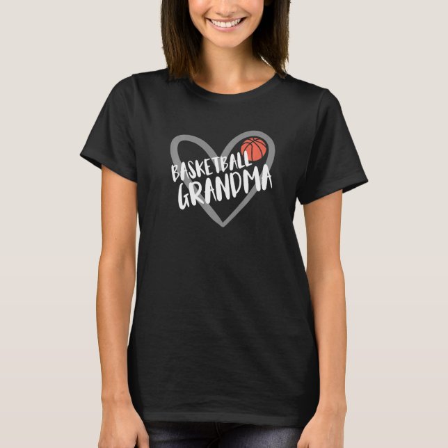 Camiseta Basketball Grandma Heart  (Anverso)