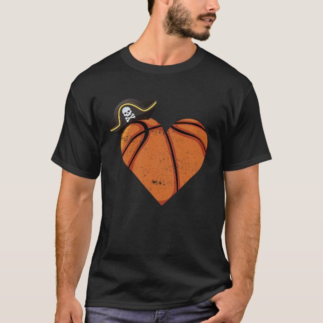 Camiseta Basketball Heart Pirate (Anverso)