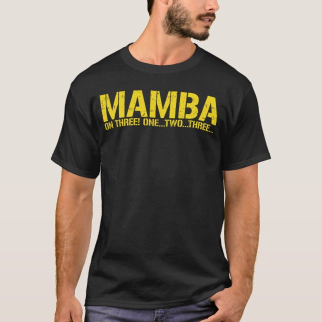 Camiseta Basketball Hoop Champion Mamba On Three Motivation (Anverso)