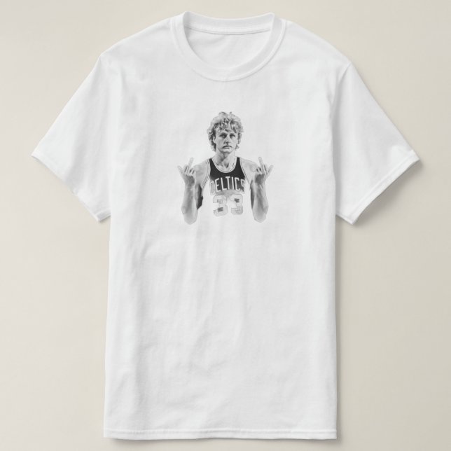 Camiseta Basketball Larry Bird T-shirt  (Diseño del anverso)