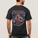 Camiseta Basketball Legend Men's T-Shirt<br><div class="desc">Celebrate the spirit of basketball greatness with this bold “Basketball Legend” men's T-shirt. Featuring a powerful back-print design with a dynamic basketball player illustration, this tee captures the energy, passion, and excitement of the game. Perfect for basketball fans, athletes, and sports lovers who enjoy standout graphic apparel. Designed for everyday...</div>