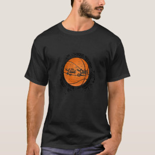 Camiseta Basketball Little Sister Vintage Basketball Family