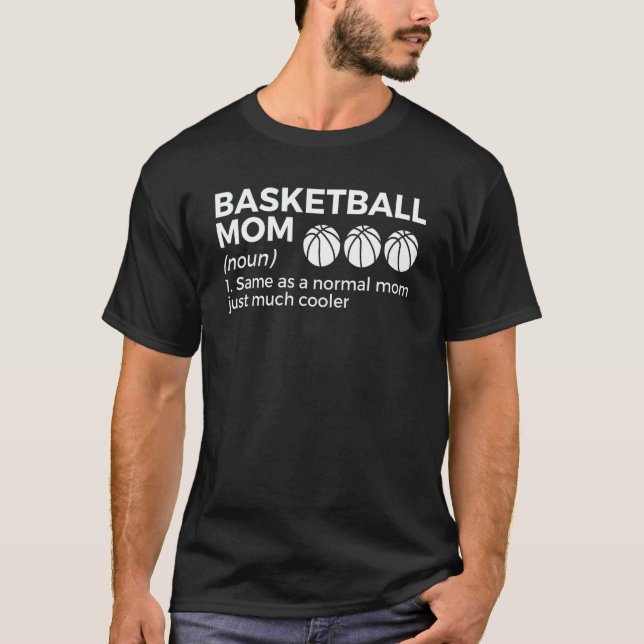 Camiseta Basketball Mom Definition (Anverso)