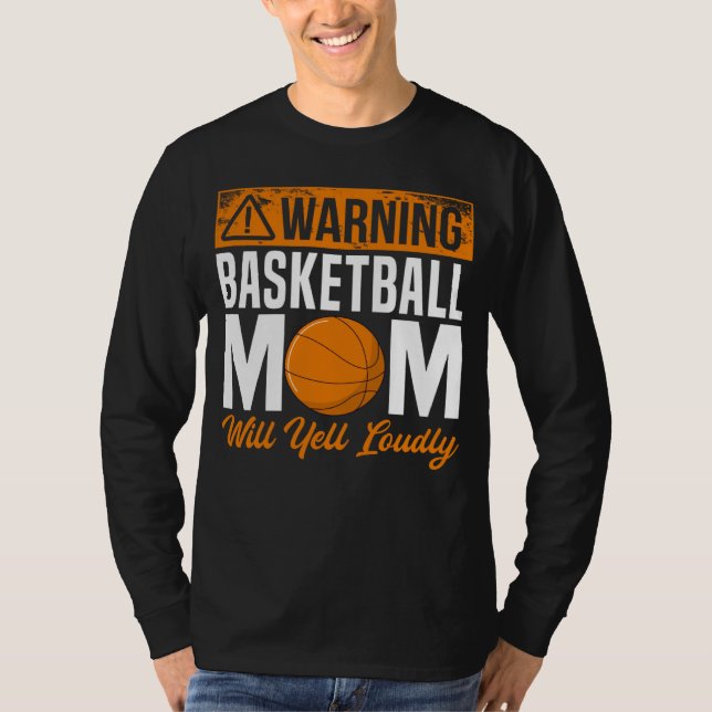 Camiseta Basketball Mom Player Team Sport Mother s Day Mama (Anverso)