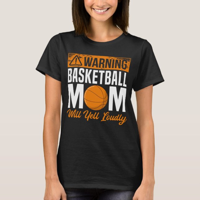 Camiseta Basketball Mom Player Team Sport Mother s Day Mama (Anverso)
