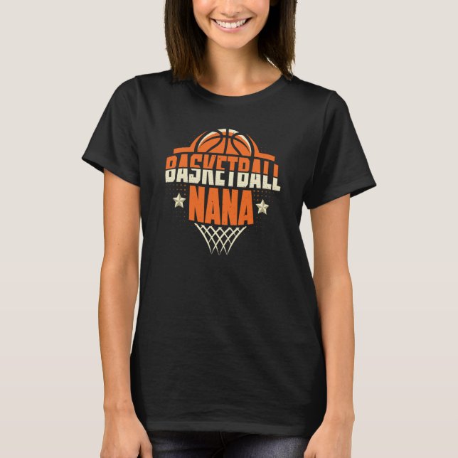 Camiseta Basketball Nana Ball Games Sports Fan Grandma (Anverso)