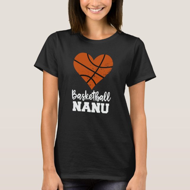 Camiseta Basketball Nanu Basketball Heart Grandma Nanu (Anverso)
