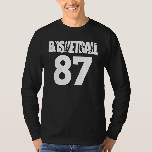 Camiseta Basketball Number 87 My Favorite Basketball Player (Anverso)
