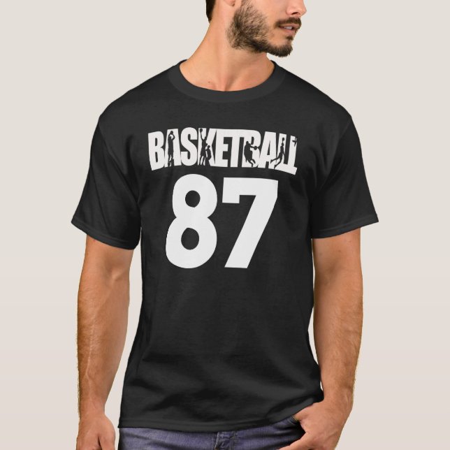 Camiseta Basketball Number 87 My Favorite Basketball Player (Anverso)