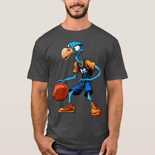 Camiseta Basketball ostrich T-Shirt (Anverso)