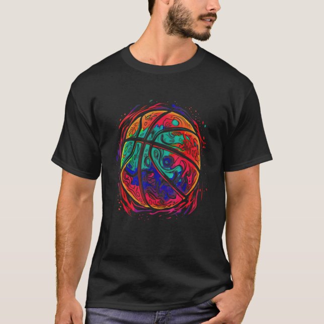 Camiseta Basketball Player Basketballer Sports Graphic (Anverso)