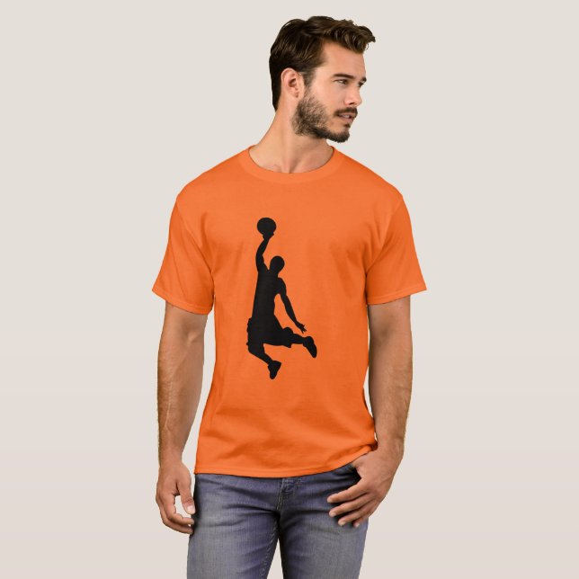 Camiseta Basketball Player Dunk Basketball Hoop Sports (Anverso completo)