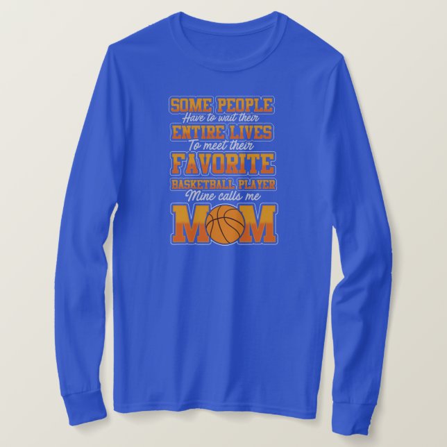 Camiseta Basketball Player Mom Funny Saying Game Fan (Anverso del diseño)