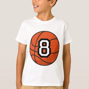 Camiseta Basketball Player Uniform Number 8 Gift