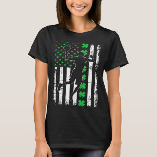Camiseta Basketball Shamrock Lucky C Irish St Patrick's Day
