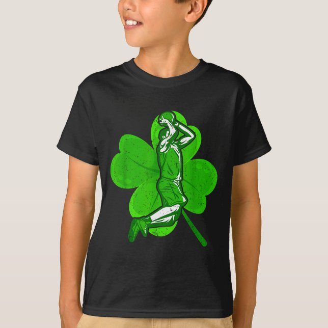 Camiseta Basketball Shamrock St Patrick's Day Srt Lover Boy (Anverso)