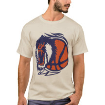 basketball singe logo gueule ouverte monkey gorill