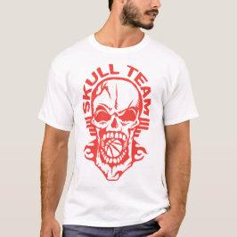 Camiseta basketball skull team tete de mort equipe logo