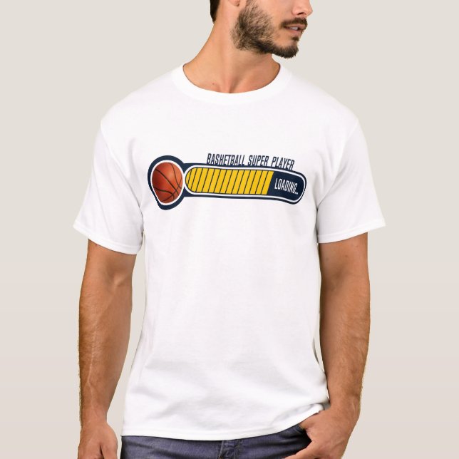 Camiseta basketball super player loading barre progression  (Anverso)