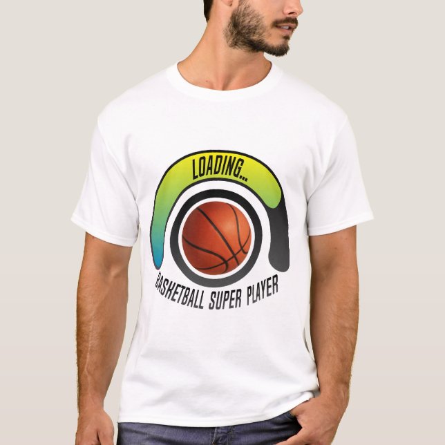 Camiseta basketball super player loading barre progression  (Anverso)