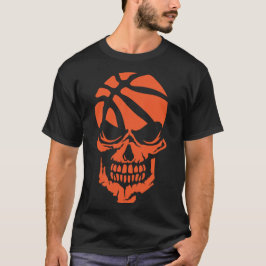 Camiseta basketball tete de mort 2 logo sport skull 1205