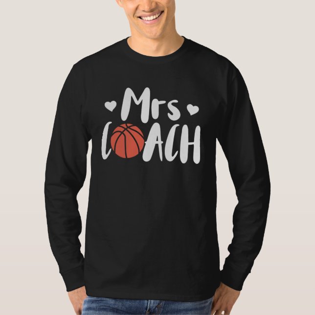 Camiseta Basketball Woman Coach Wife (Anverso)