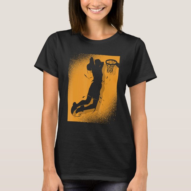 Camiseta Basketballer Basketball Hoop Dunking Basketball Ho (Anverso)