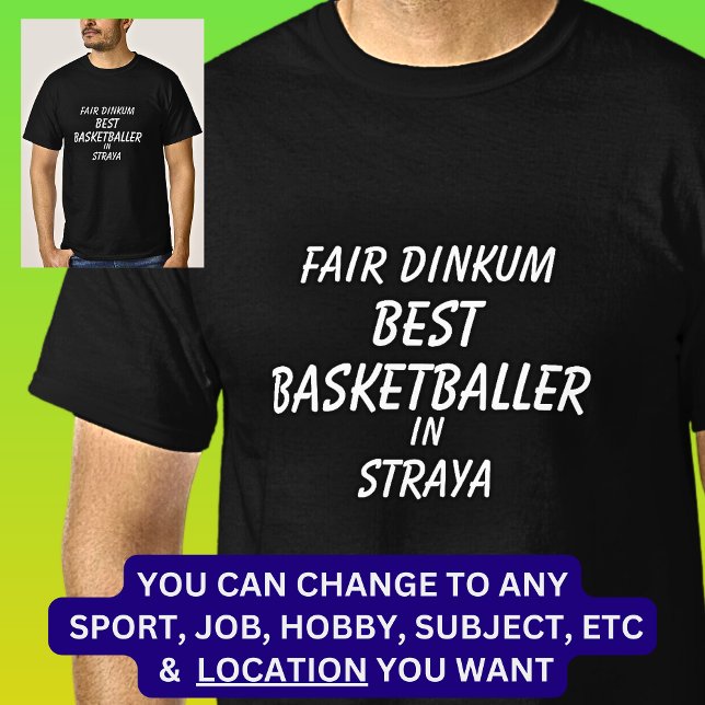 Camiseta BASKETBALLER de Dinkum en Straya (Subido por el creador)