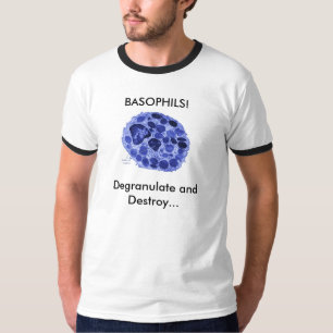 Camiseta ¡BASÓFILOS! , Degranulate y Dest…