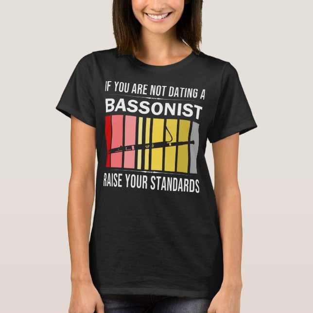 Camiseta Basóonista de banda de música de Bassoon (Anverso)