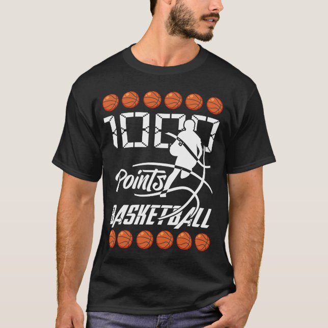 Camiseta Básquetbol de 1000 puntos Escolar de Baloncesto (Anverso)